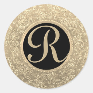 Monogram Gold Glam Seal