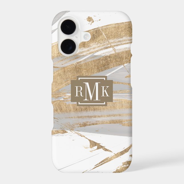 Monogram | Gold & Grey (Back)