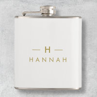 Monogram Gold Grey | Minimalist Elegant Modern