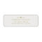 Monogram Gold Grey | Minimalist Return Address