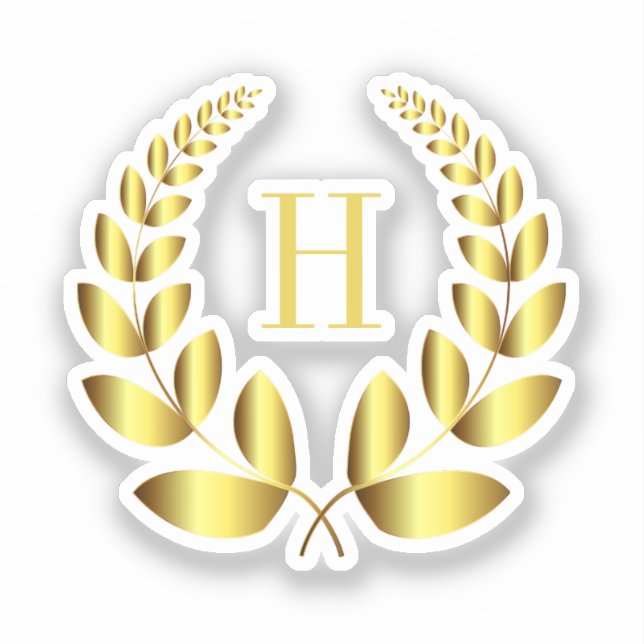 Monogram Gold Laurel (Front)