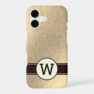 Monogram Golden Triangle Pattern