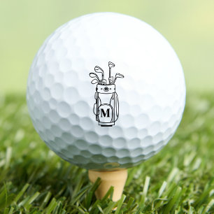Monogram Golf Bag Golf Balls
