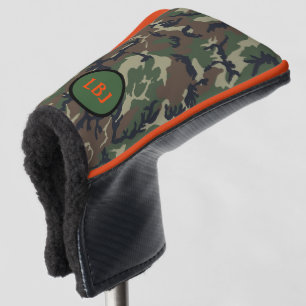 Monogram Golf Head Cover Camo Personalise