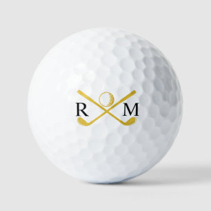 Monogram Golf Player Club Gold Logo Golf  Golf Balls