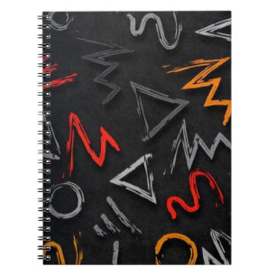 Monogram graffiti notebook