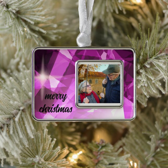 Monogram Grandma ,Grandpa Christmas Ornament (Tree)