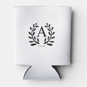 MONOGRAM GROOMSMAN ADD YEAR DATE NAME GIFTS CAN COOLER