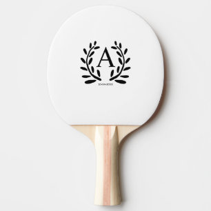 MONOGRAM GROOMSMAN ADD YEAR DATE NAME GIFTS PING PONG PADDLE