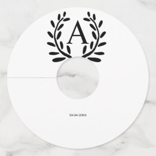 MONOGRAM GROOMSMAN ADD YEAR DATE NAME GIFTS WINE GLASS TAG