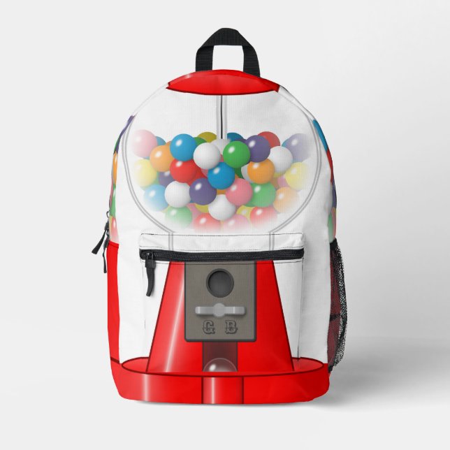 Monogram Gumball Machine -  Printed Backpack (Front)