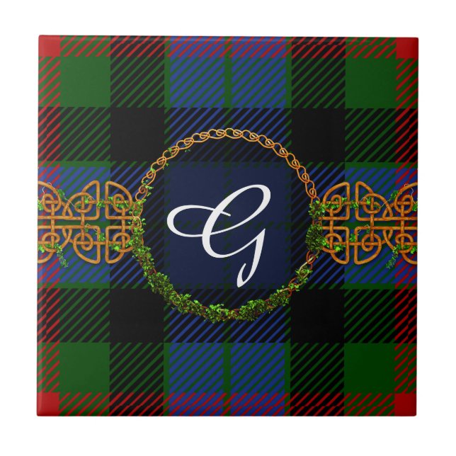 Monogram Gunn Tartan Tile (Front)