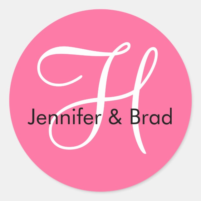 Monogram H Wedding Spring 2010 Pink Seal (Front)