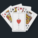Monogram Hearts Playing Card Wedding Favour<br><div class="desc">A unique monogram hearts playing card style wedding design. An impressive design that uses elements from playing cards to create a unique wedding stationery design. An elegant red heart wedding couple monogram. A one of a kind playing card wedding favour design with modern elements. Matching wedding invitations and other stationery...</div>