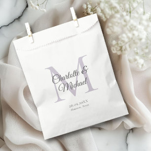 Monogram hershey®'s kisses® favour bags