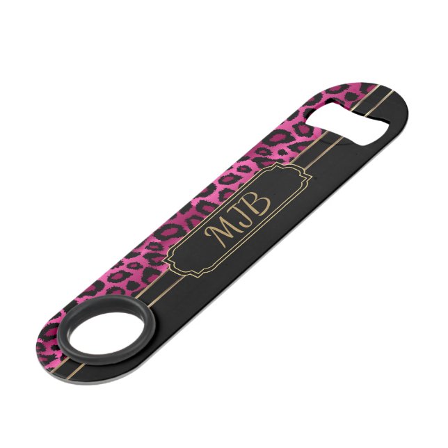 Monogram Hot Pink Leopard (Front Angled)