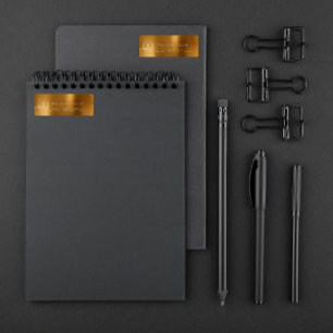 Monogram in Laurel Wreath Gold Return Address