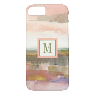 Monogram | Influence of Line and Colour Gold Crop iPhone 8/7 Case