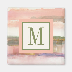 Monogram Influence of Line and Colour Gold Crop Magnet