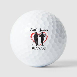 Monogram Initial and Name Personalised  Golf Balls