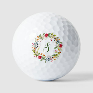 Monogram Initial and Name Personalised Golf Balls