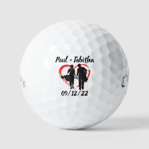 Monogram Initial and Name Personalised  Golf Balls