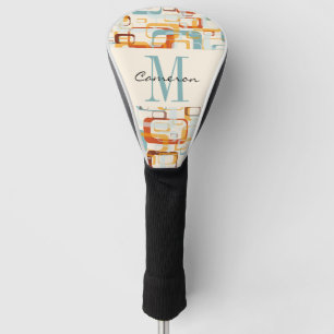 Monogram Initial and Name Personalised Golf Head  Cover
