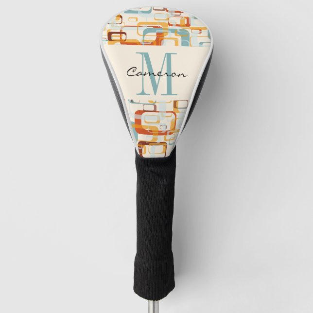 Monogram Initial and Name Personalised Golf Head  Golf Head Cover (Front)