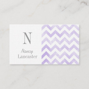 Monogram initial chevron mummy cards