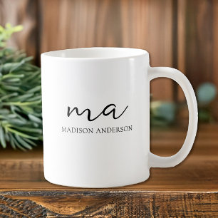 Monogram Initial Coffee Mug