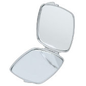 Monogram & Initial compact mirror (Opened)