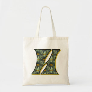 Monogram Initial H Daisies Flower Art Tote Bag