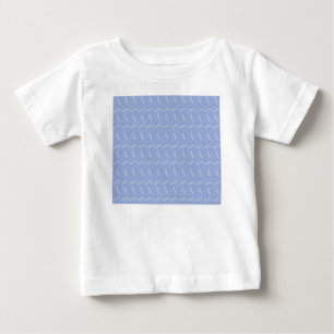 Monogram Initial Letter A, Blue Baby T-Shirt