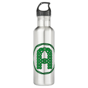 Monogram Initial Letter A In Celtic Style 710 Ml Water Bottle