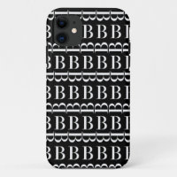 Monogram Initial Letter B