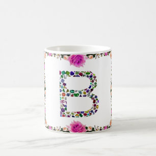Monogram Initial Letter B Coffee Mug