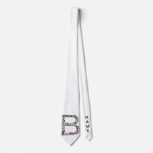 Monogram Initial Letter B Tie