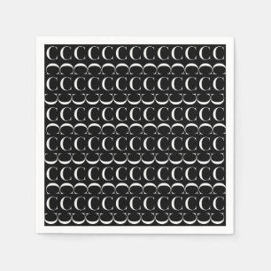 Monogram Initial Letter C Napkin