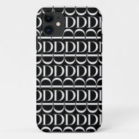 Monogram Initial Letter D