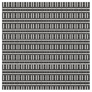 Monogram Initial Letter H Fabric