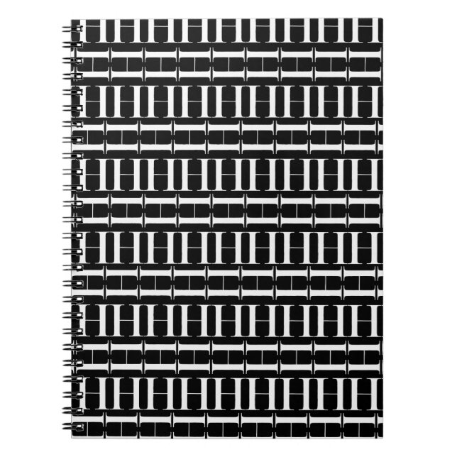 Monogram Initial Letter H Notebook (Front)