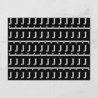 Monogram Initial Letter J