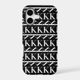 Monogram Initial Letter K