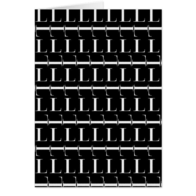 Monogram Initial Letter L (Front)