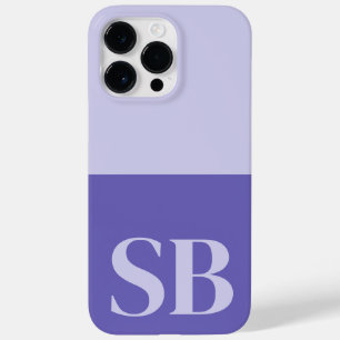 Monogram Initial Minimalist Stylish Case-Mate iPho iPhone 14 Pro Max Case