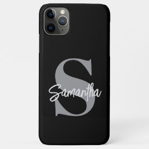 Monogram Initial Name  iPhone 11 Pro Max Case