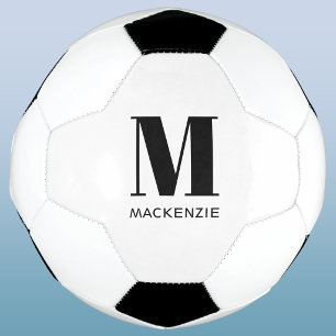 Monogram Initial Name Personalised Football
