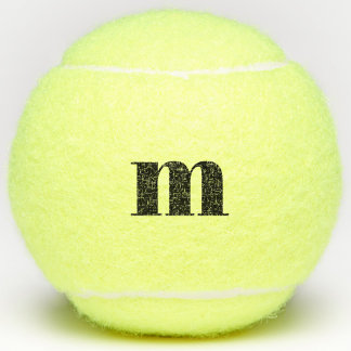 Monogram Initial Personalised Tennis Balls