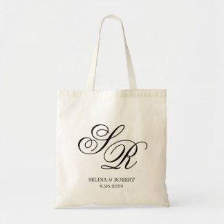 Monogram Initial personalised wedding welcome,gift Tote Bag