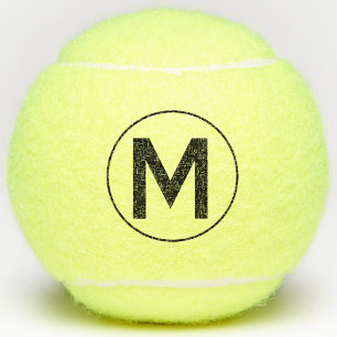 Monogram Initial Personalized Tennis Balls
